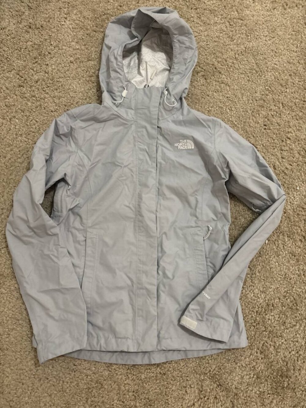 The North Face Women's DryVent Jacket XS Light Gray Waterproof